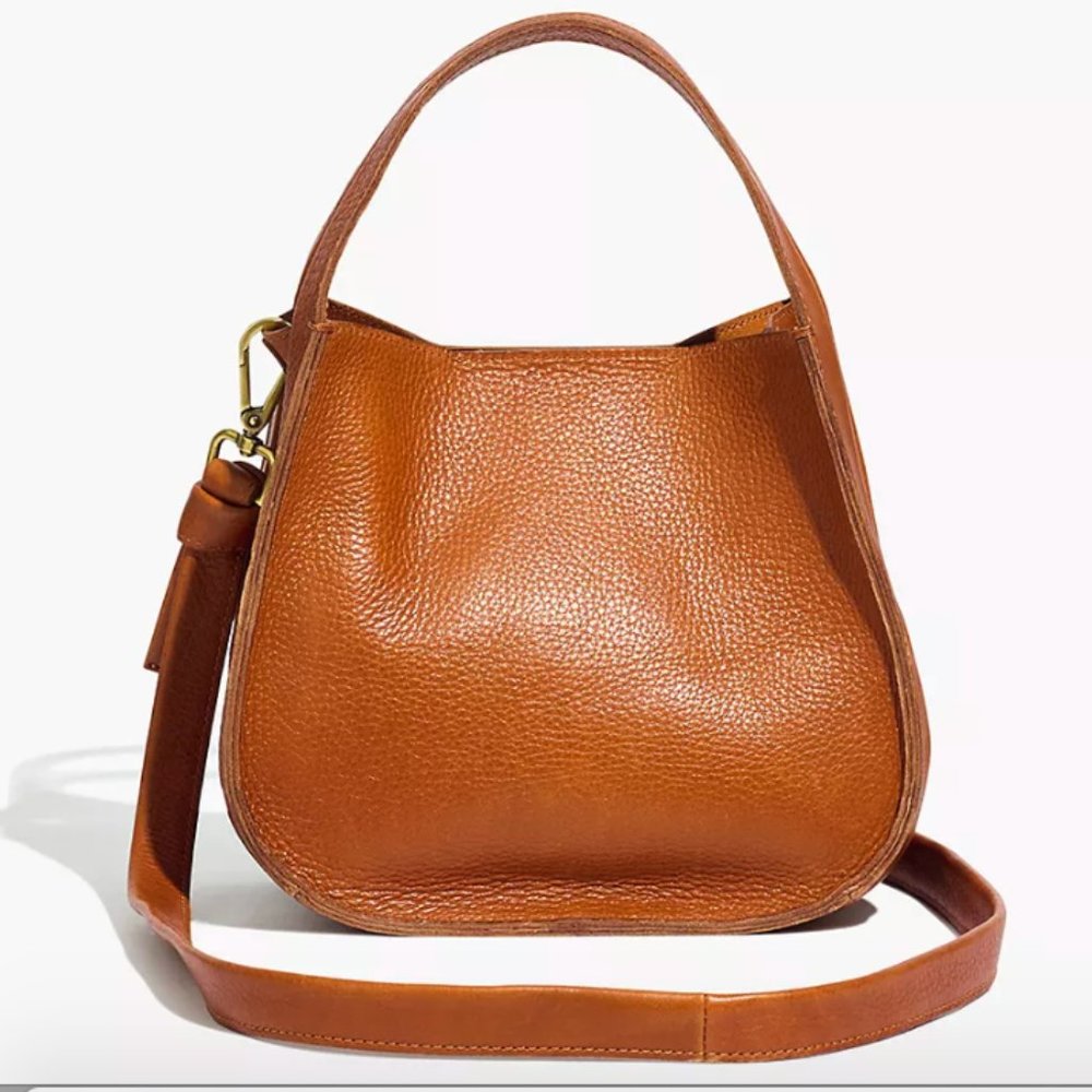 Madewell - The Sydney Crossbody Bag. Real Leather Brown purse